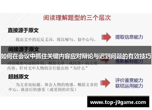 如何在会议中抓住关键内容应对辩论与迟到问题的有效技巧